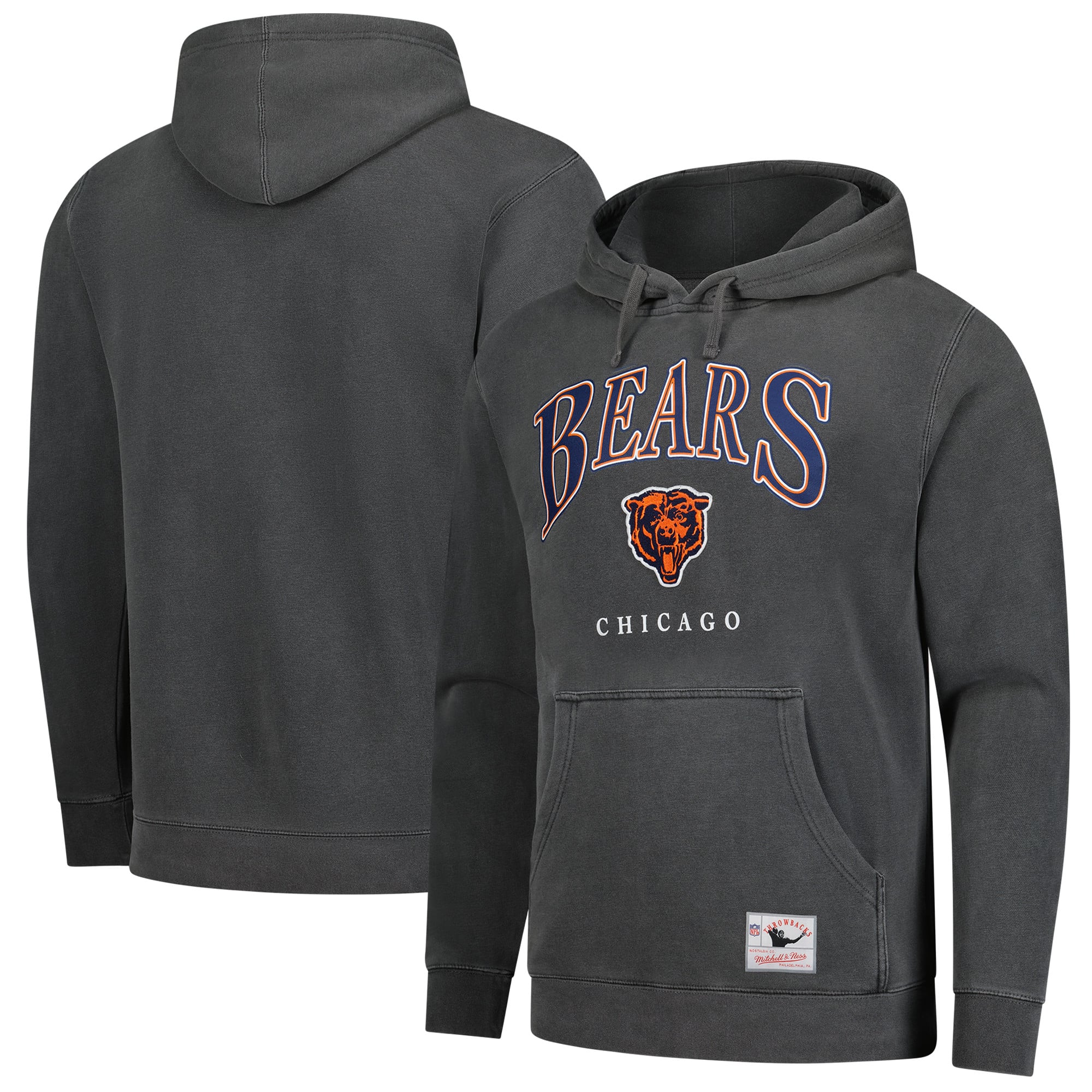 Mitchell & Ness  Gray Chicago Bears Slot Pullover Hoodie